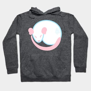 Subtle Trans Pride Rat Hoodie